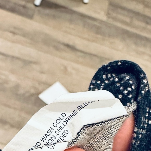 GAP long dress size large navy beige sleeveless rayon - Picture 3 of 7